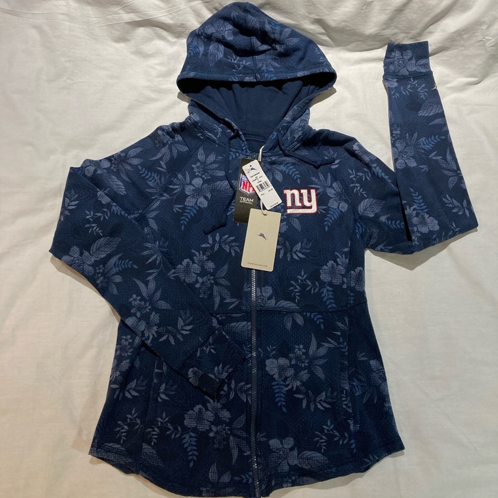 Tommy Bahama New York Giants full zip up sweatshirt! Size XS, NWT! $145.00!